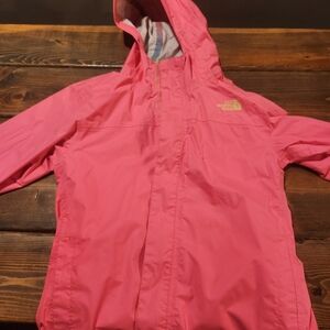 The North Face Kids Bright Pink Raincoat